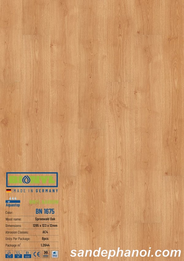 Sàn gỗ Binyl Narrow – 12mm BN1675 (2)