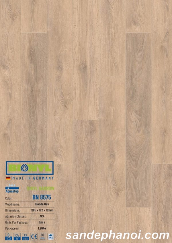 Sàn gỗ Binyl Narrow – 12mm BN8575