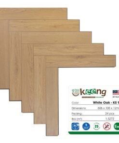 Sàn gỗ xương cá Keeng ke96