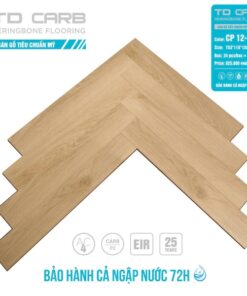 Sàn gỗ TD Carb xương cá cp12-19