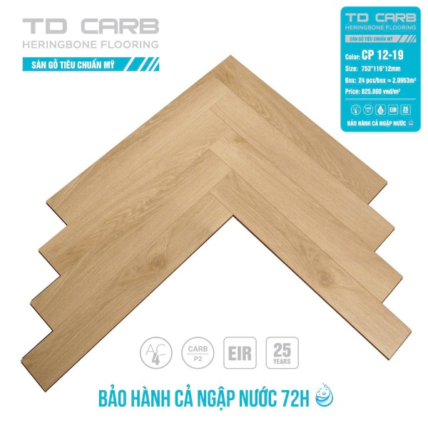 sàn gỗ xương cá TD Carb